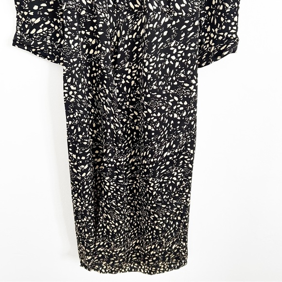 NEW Ba&sh Edmee Smocked Printed Midi Dress Size 1 / US Small (S) - Picture 5 of 10